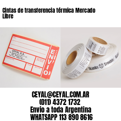 Cintas de transferencia térmica Mercado Libre