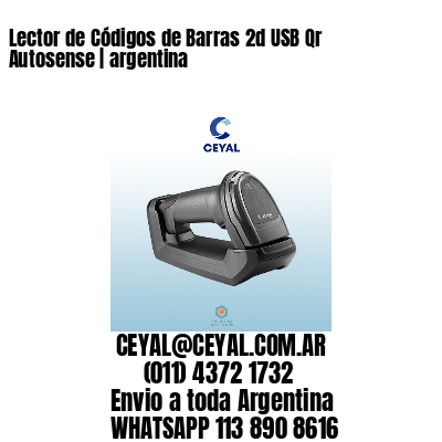 Lector de Códigos de Barras 2d USB Qr Autosense | argentina 