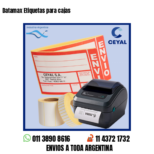 Datamax Etiquetas para cajas