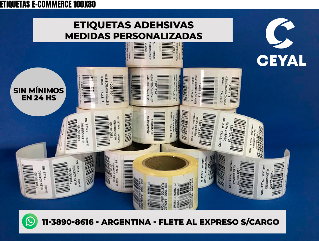 ETIQUETAS E-COMMERCE 100X80