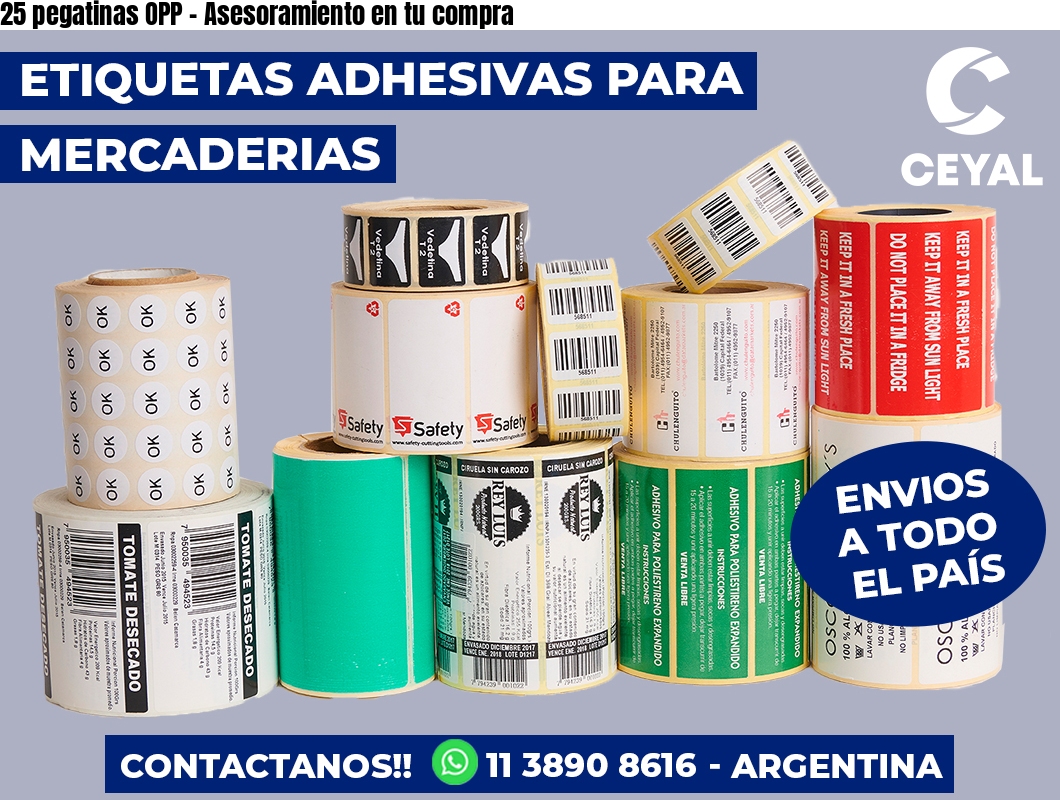 25 pegatinas OPP – Asesoramiento en tu compra