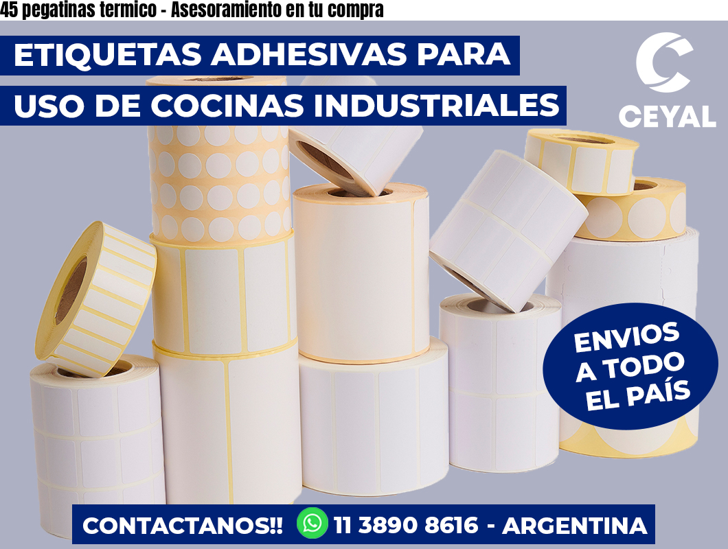 45 pegatinas termico - Asesoramiento en tu compra