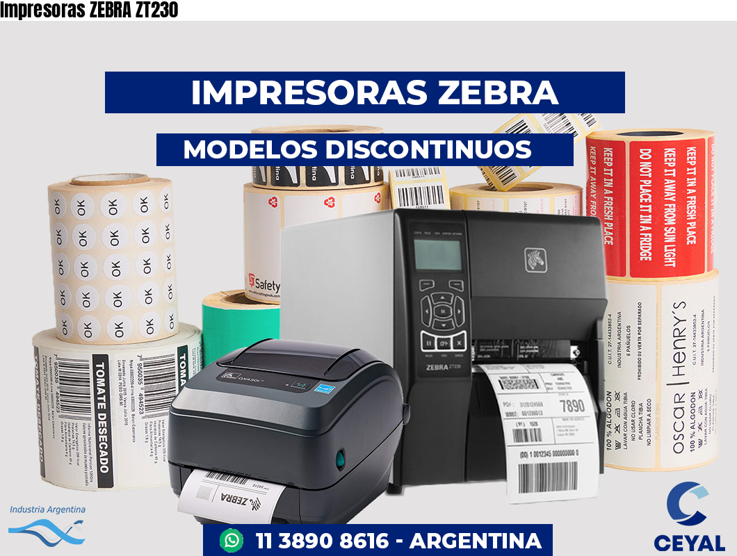 Impresoras ZEBRA ZT230