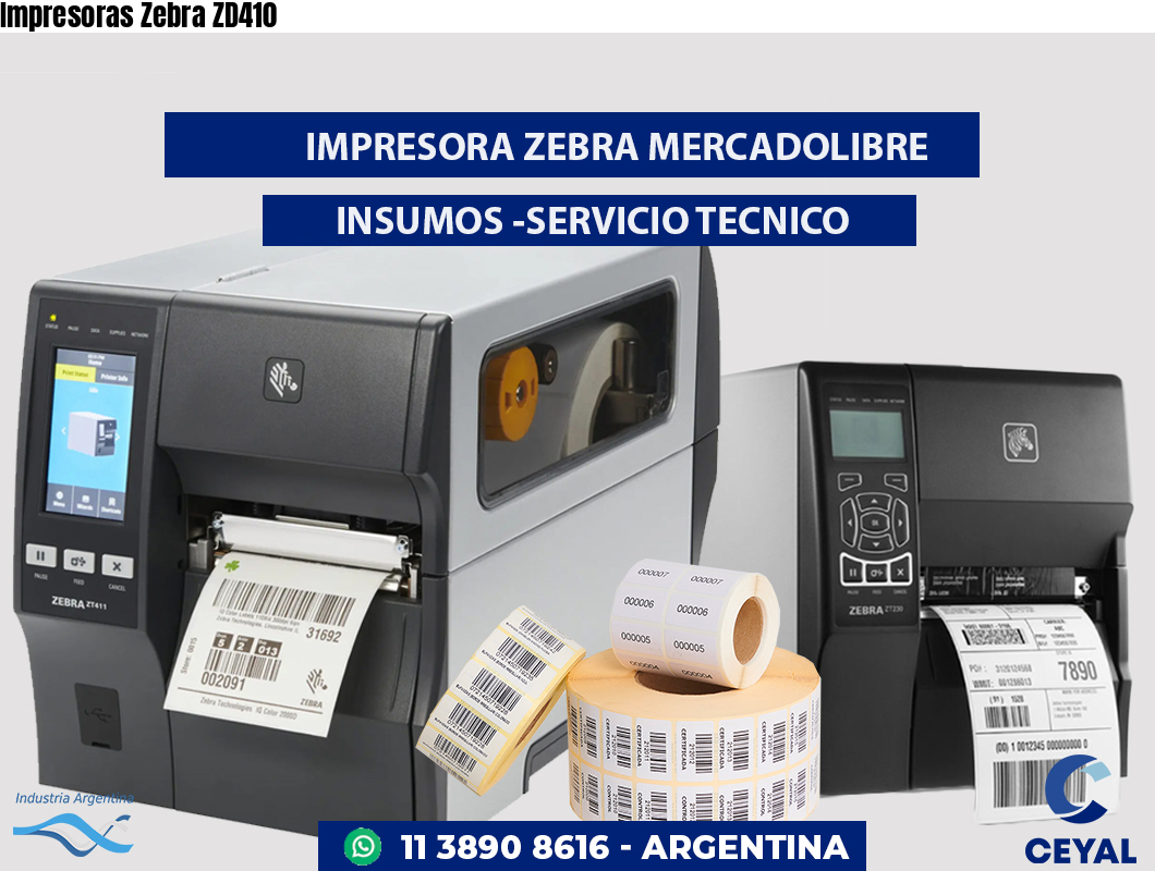 Impresoras Zebra ZD410