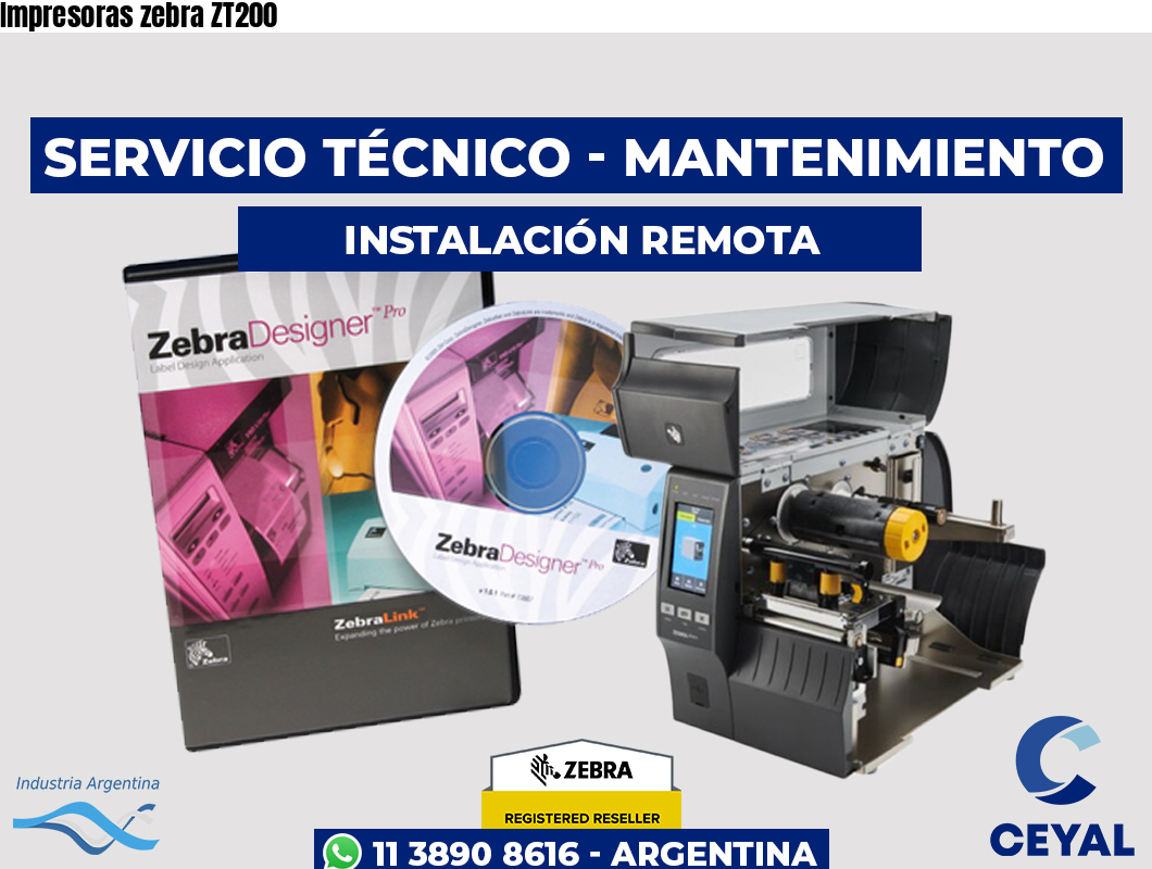 Impresoras zebra ZT200