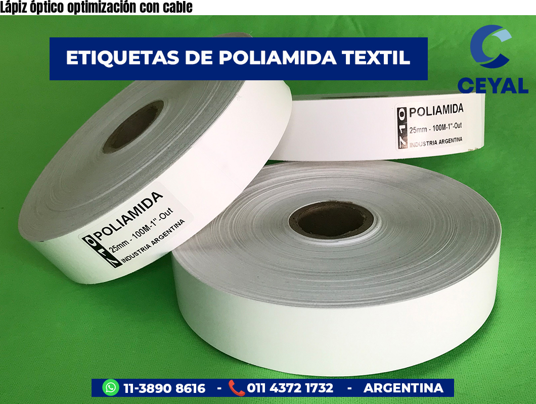 Lápiz óptico optimización con cable