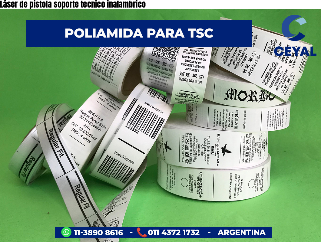 Láser de pistola soporte tecnico inalambrico