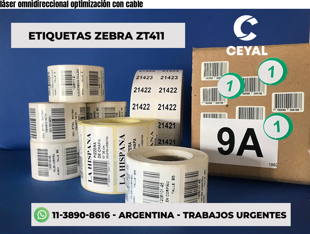 láser omnidireccional optimización con cable