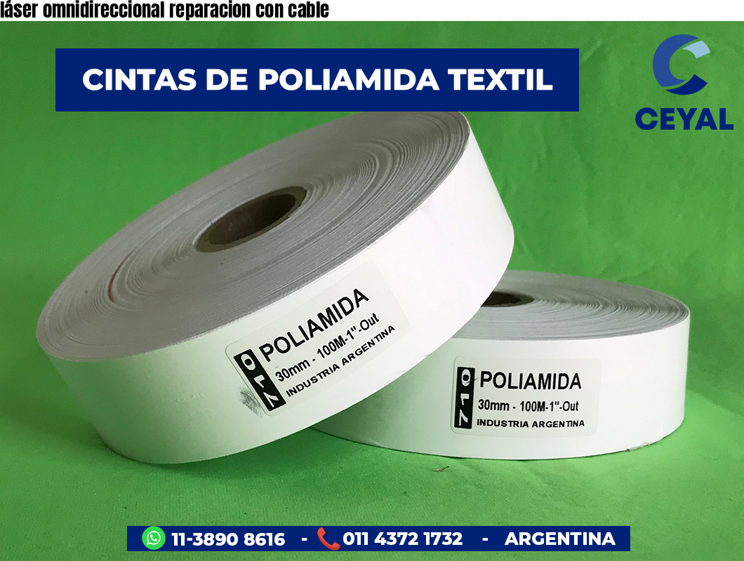 láser omnidireccional reparacion con cable