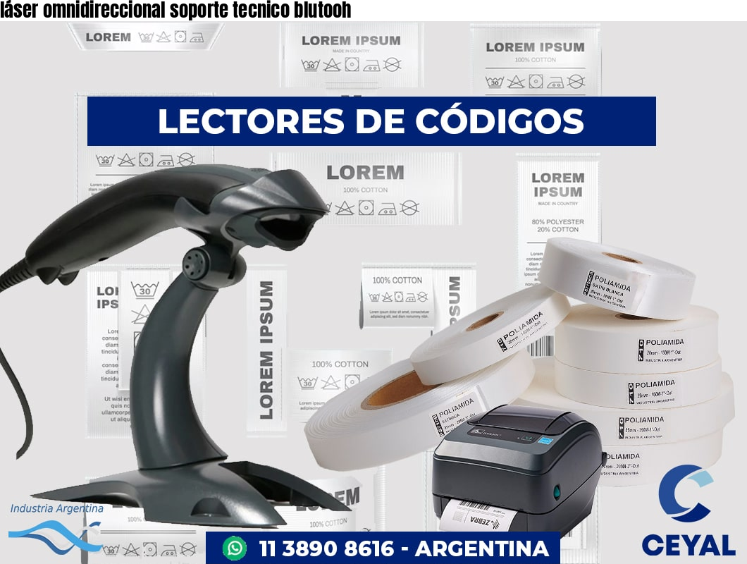 láser omnidireccional soporte tecnico blutooh