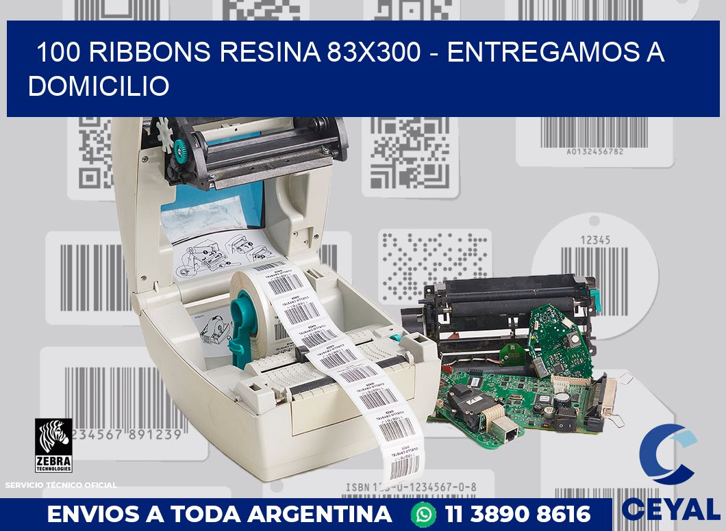 100 Ribbons resina 83x300 - entregamos a domicilio