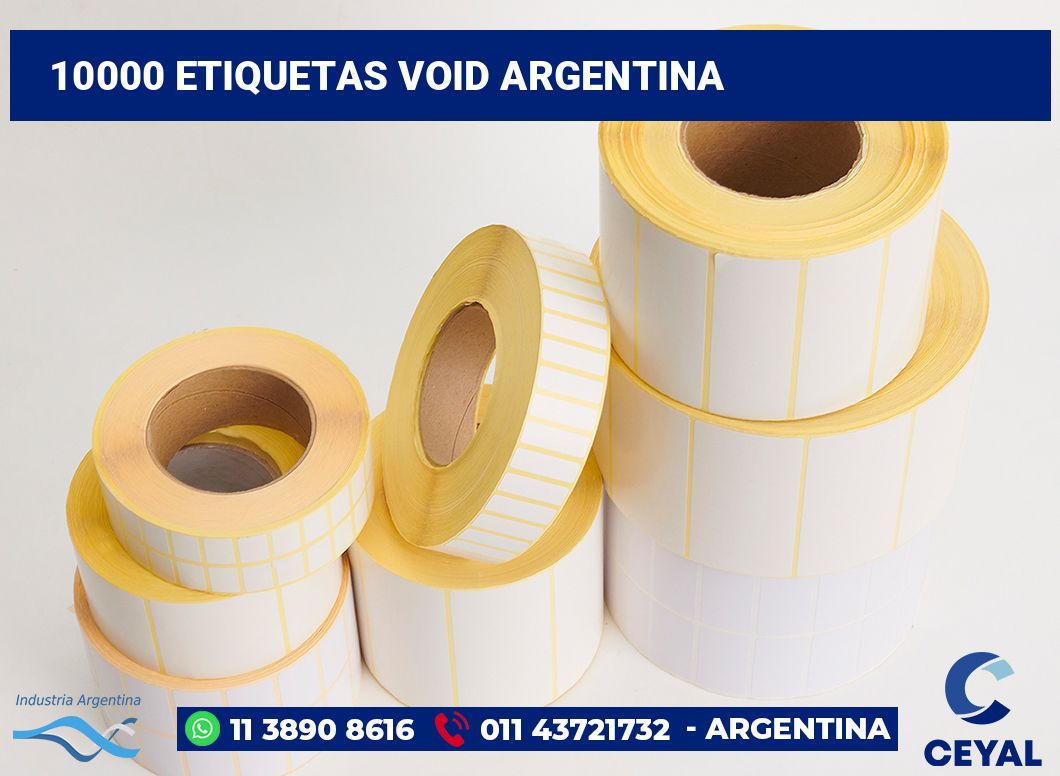 10000 Etiquetas void argentina