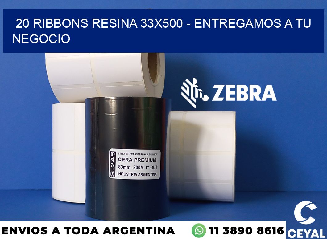 20 Ribbons resina 33x500 - entregamos a tu negocio