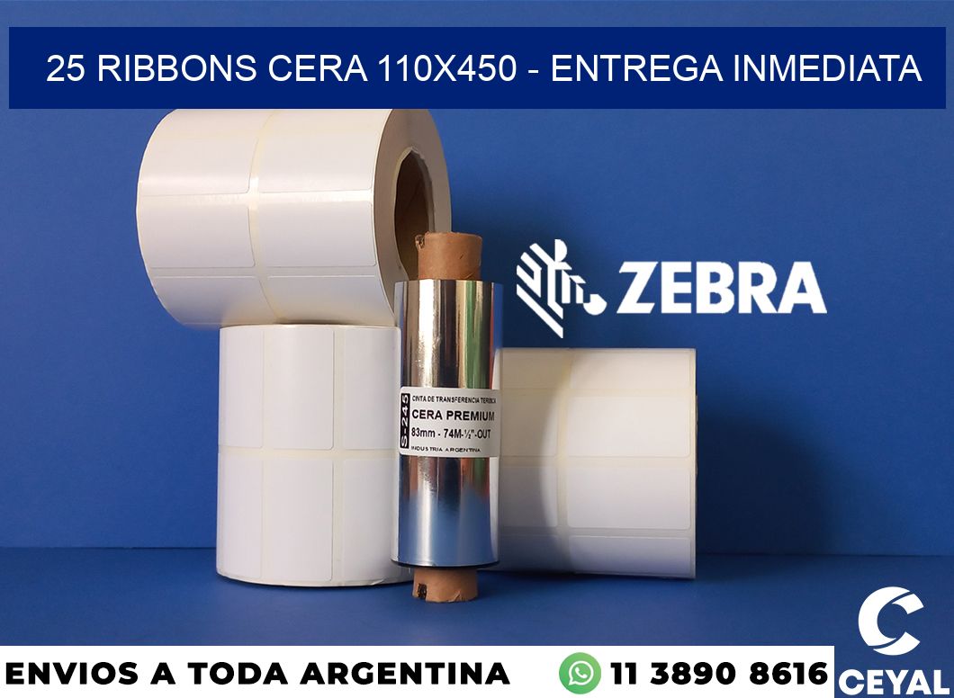 25 Ribbons cera 110x450 - Entrega inmediata