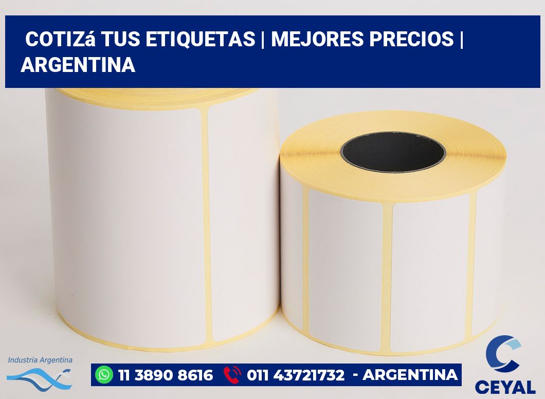 Cotizá tus etiquetas | Mejores precios | Argentina