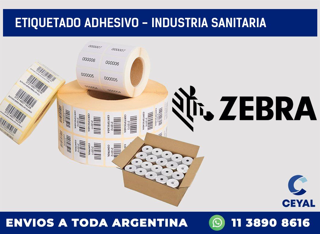 Etiquetado adhesivo – industria sanitaria