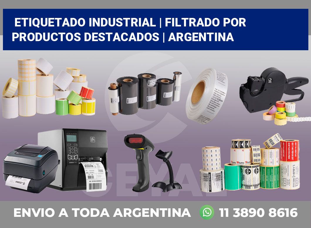 Etiquetado industrial | Filtrado por productos destacados | Argentina