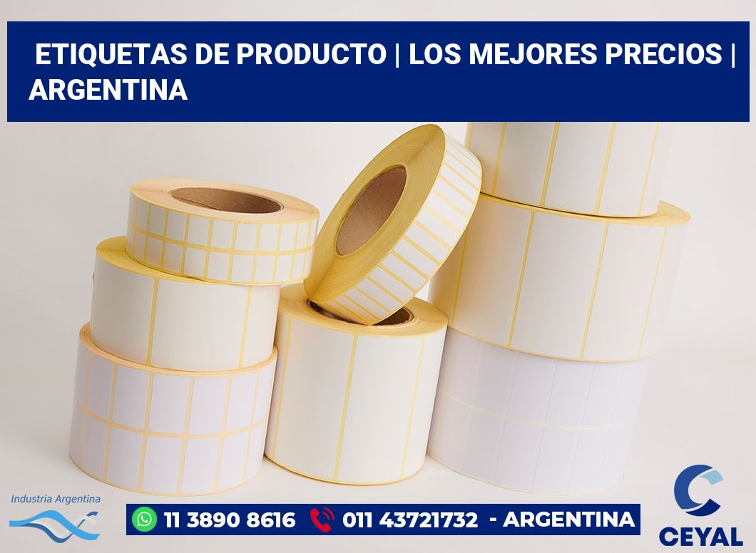 Etiquetas de producto | Los mejores precios | Argentina