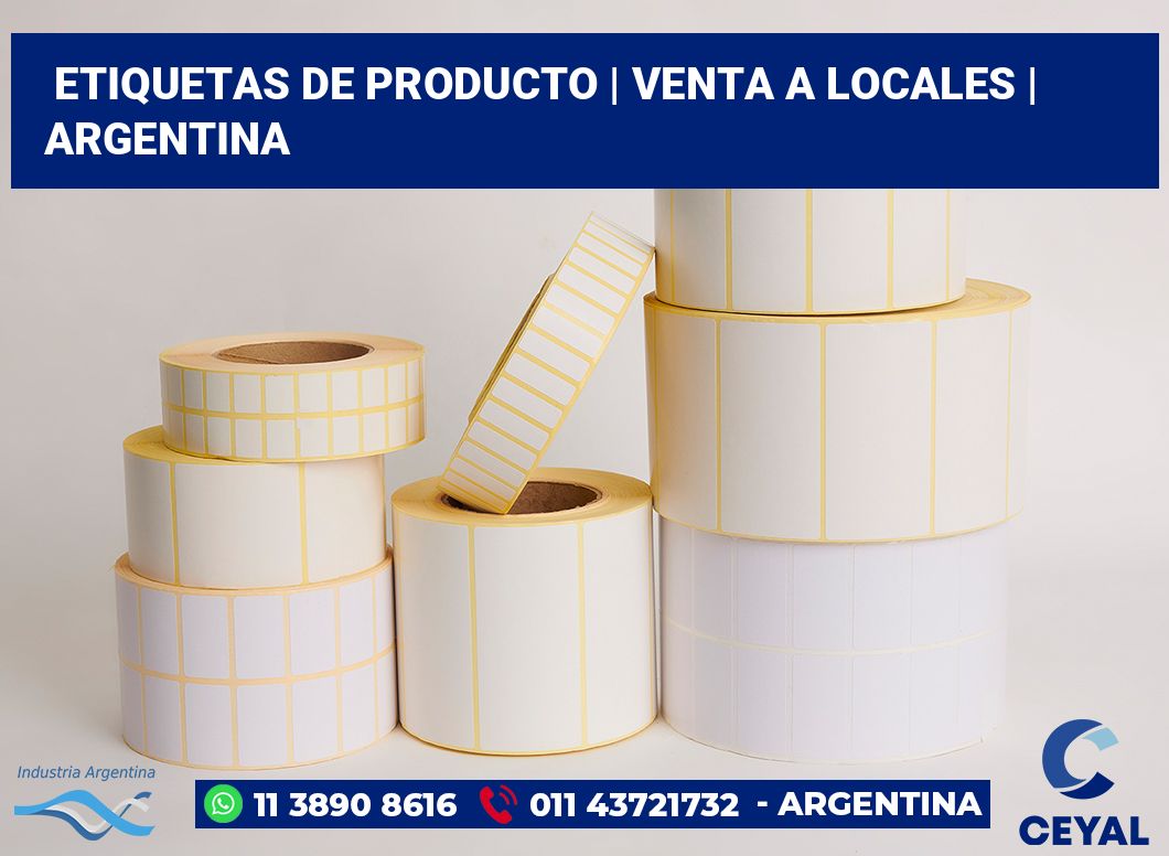Etiquetas de producto | Venta a locales | Argentina