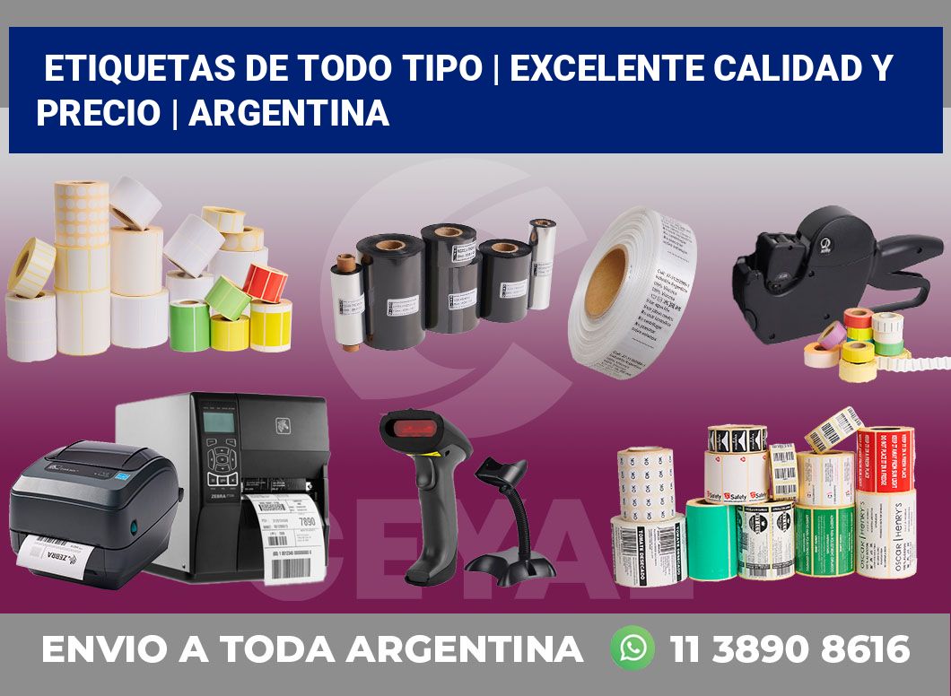Etiquetas de todo tipo | Excelente calidad y precio | Argentina