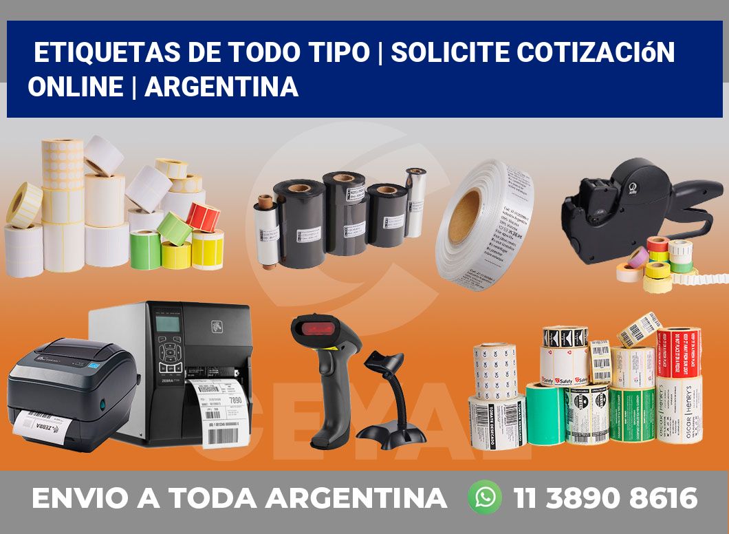 Etiquetas de todo tipo | Solicite cotización online | Argentina