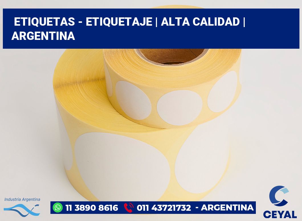 Etiquetas - etiquetaje | Alta calidad | Argentina