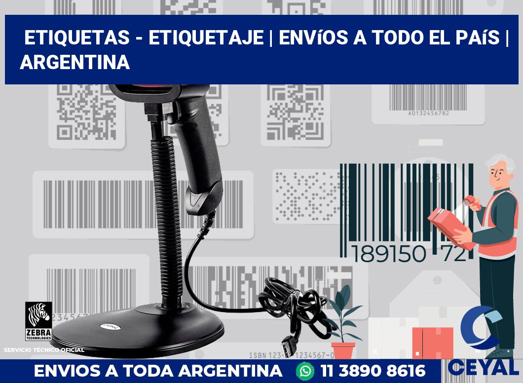 Etiquetas - etiquetaje | Envíos a todo el país | Argentina