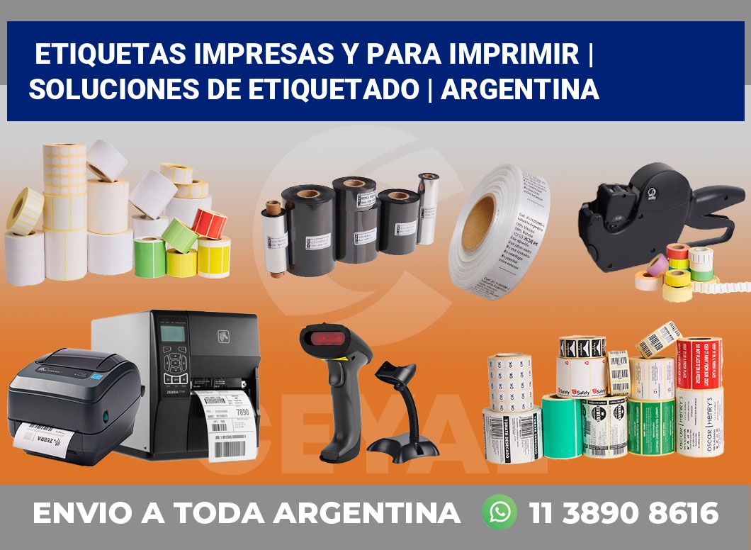 Etiquetas impresas y para imprimir | Soluciones de etiquetado | Argentina