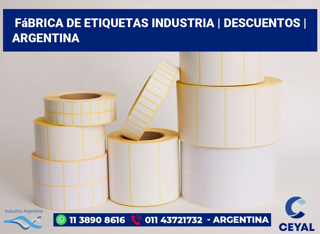 Fábrica de etiquetas industria | Descuentos | Argentina