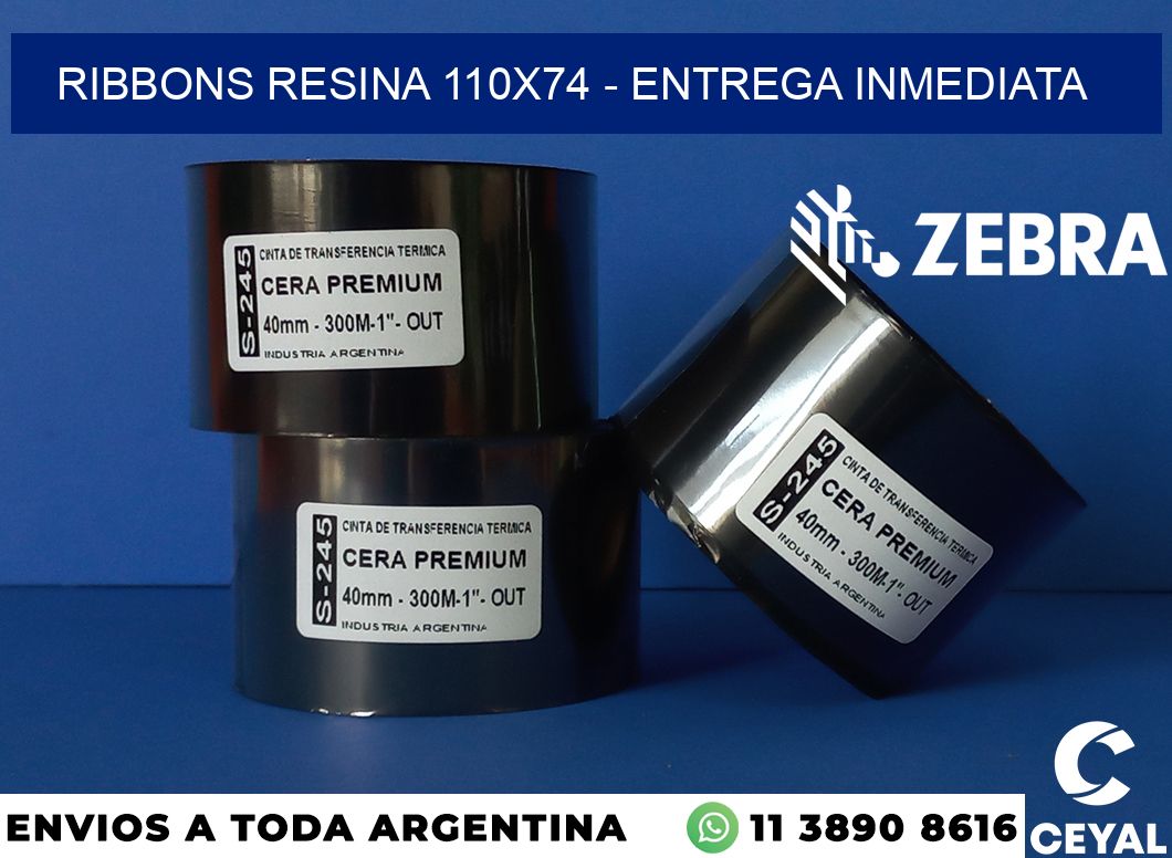 Ribbons resina 110x74 - Entrega inmediata