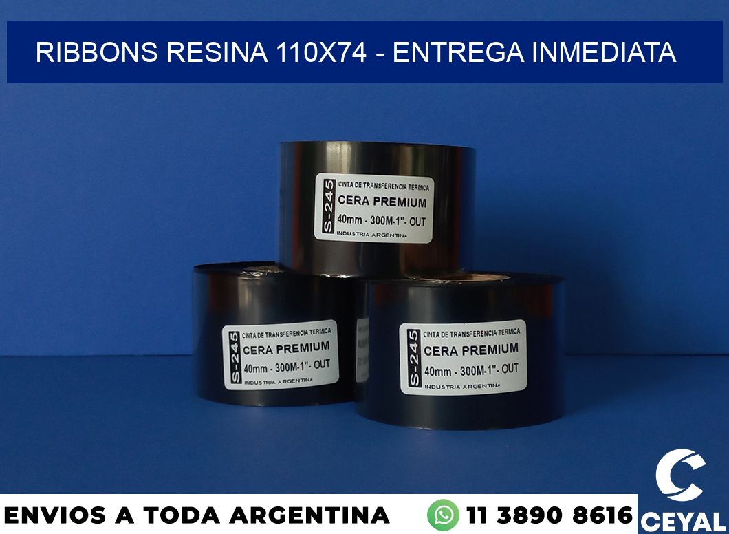 Ribbons resina 110×74 – Entrega inmediata