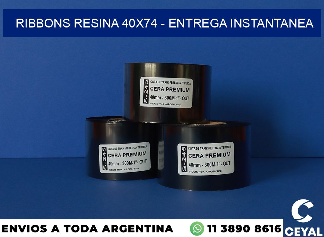 Ribbons resina 40×74 – entrega instantanea
