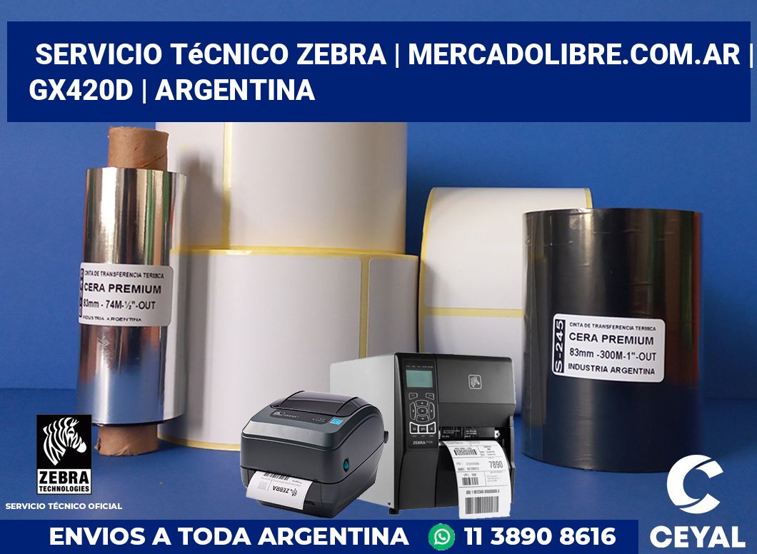 Servicio Técnico Zebra | MercadoLibre.com.ar | GX420d | Argentina