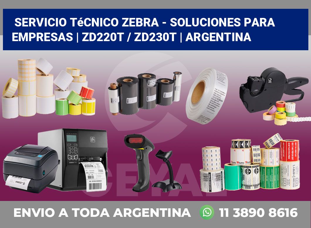 Servicio técnico Zebra – Soluciones para empresas | ZD220t / ZD230t | Argentina