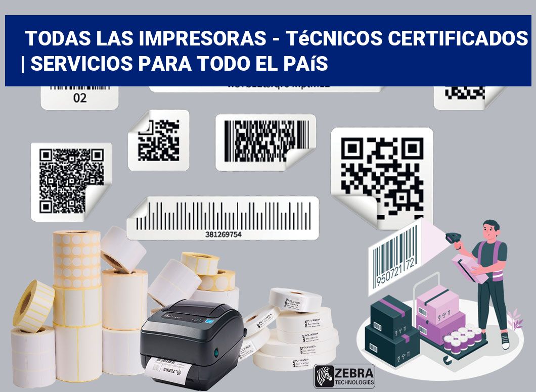 Todas las impresoras - Técnicos certificados | Servicios para todo el país