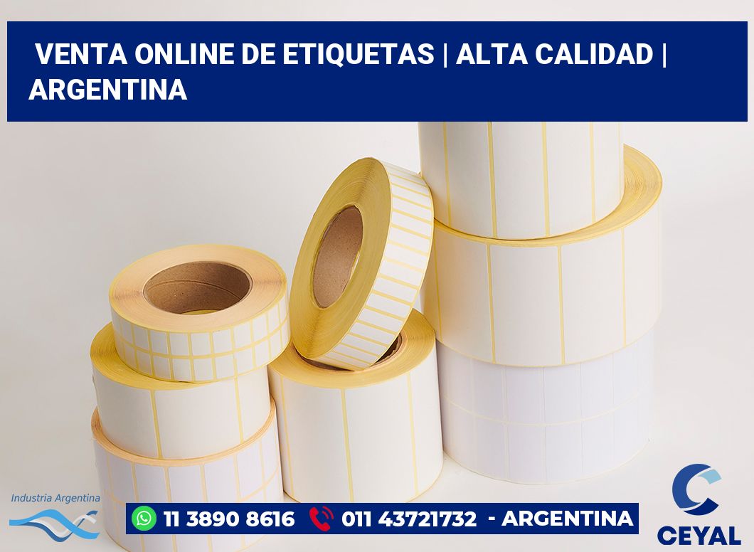 Venta online de etiquetas | Alta calidad | Argentina