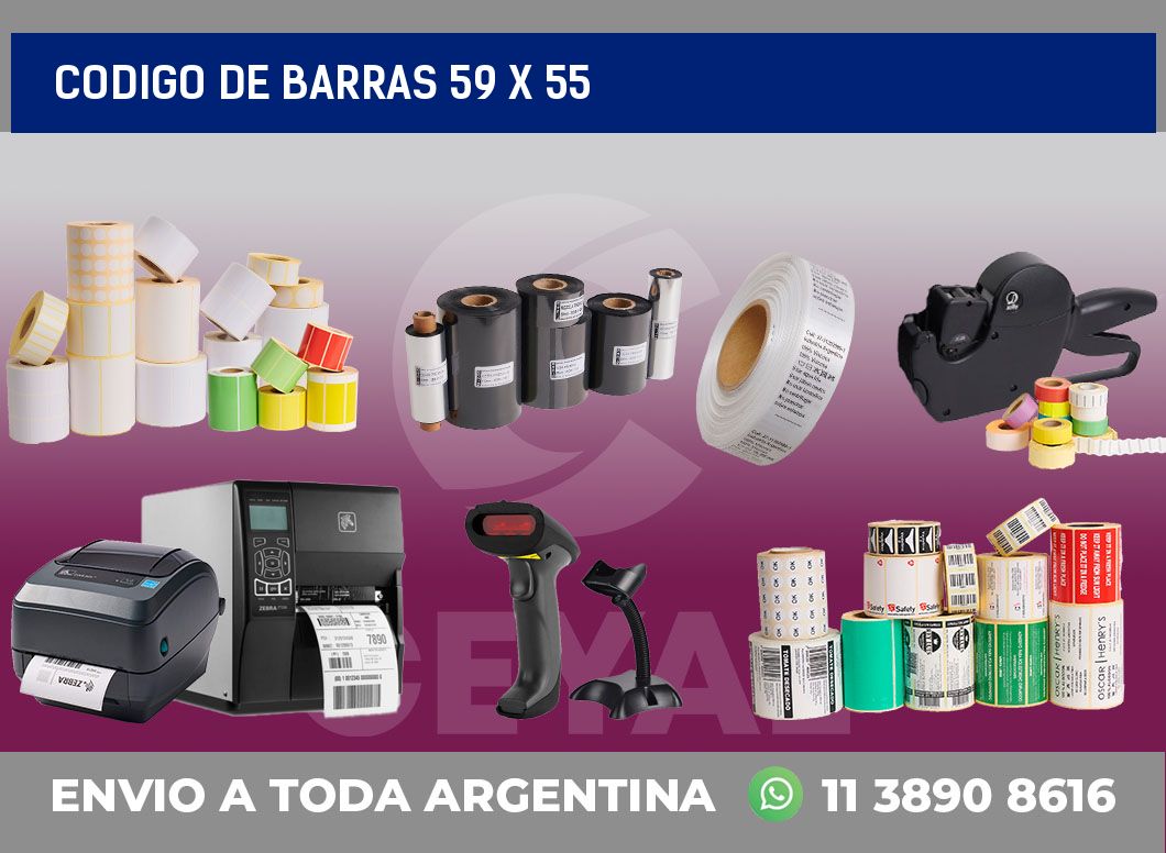 codigo de barras 59 x 55