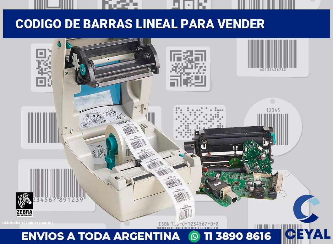 codigo de barras lineal para vender