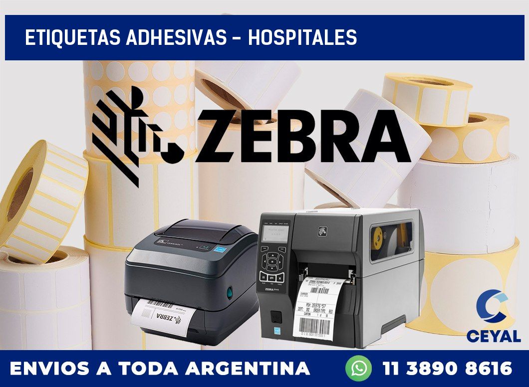 etiquetas adhesivas - Hospitales