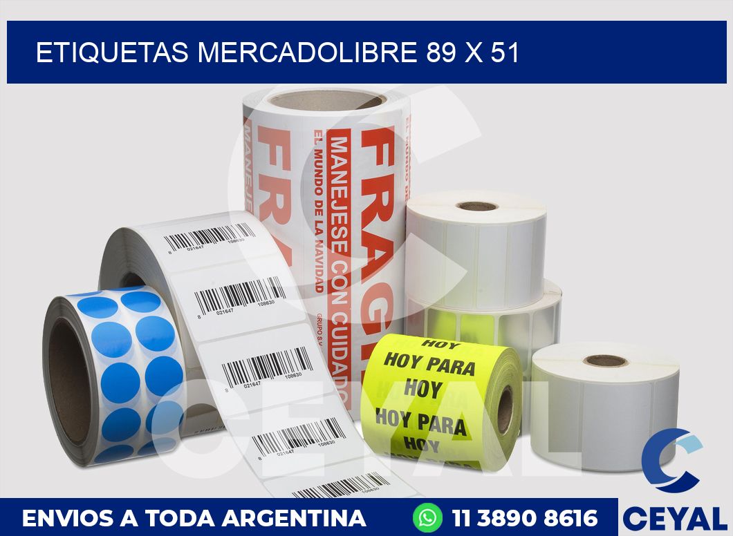 etiquetas mercadolibre 89 x 51