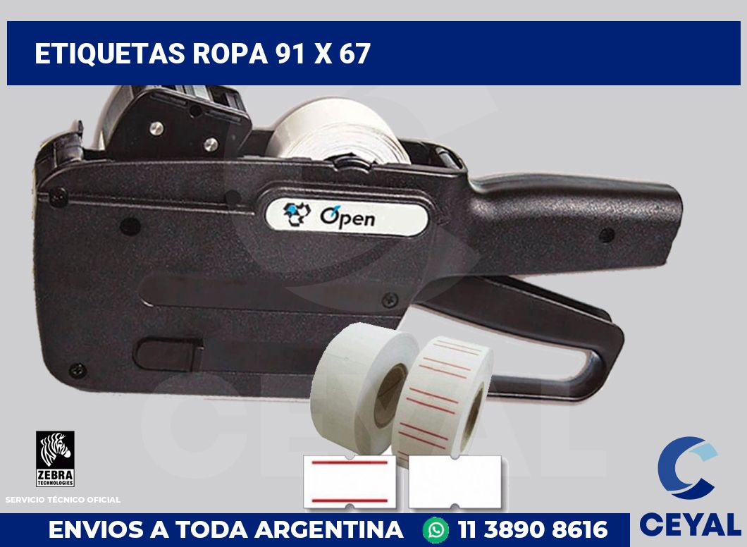 etiquetas ropa 91 x 67