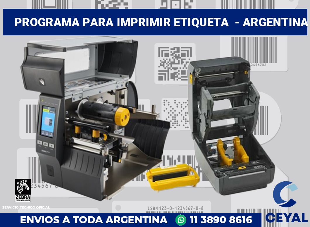 programa para imprimir etiqueta  - Argentina