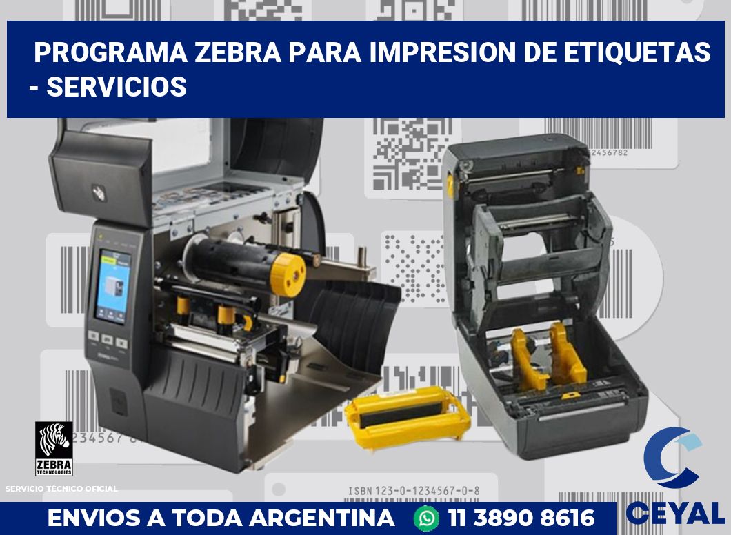 programa zebra para impresion de etiquetas  - Servicios