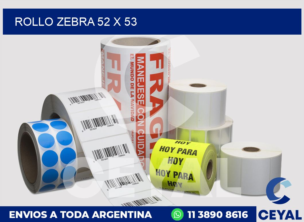 rollo zebra 52 x 53