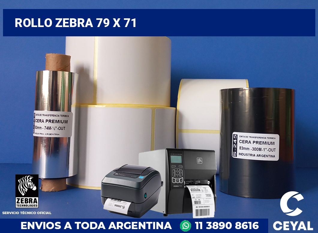 rollo zebra 79 x 71