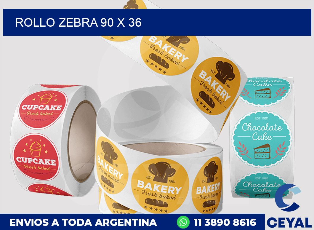 rollo zebra 90 x 36