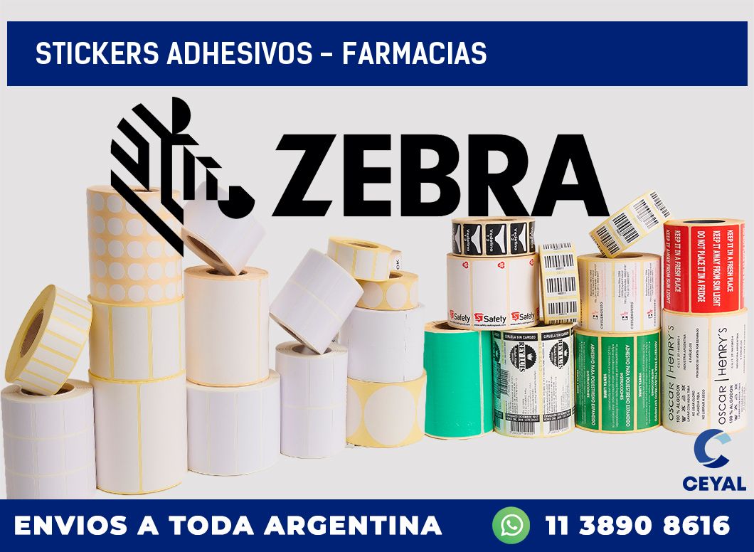 stickers adhesivos – Farmacias