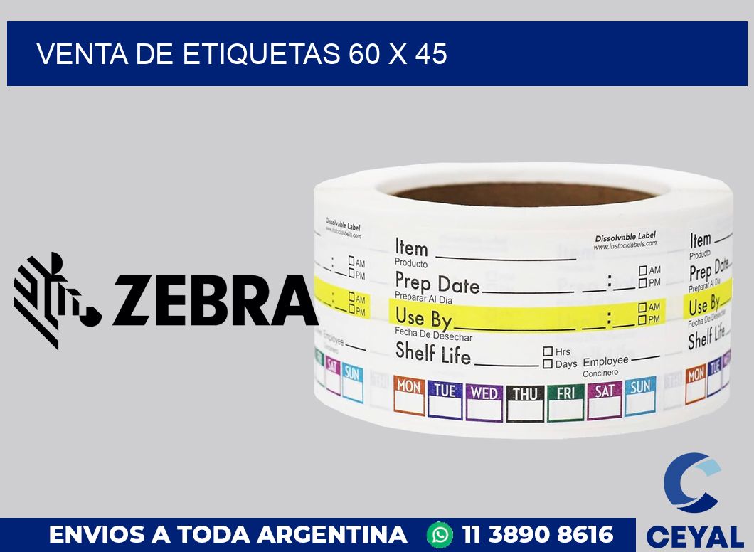 venta de etiquetas 60 x 45