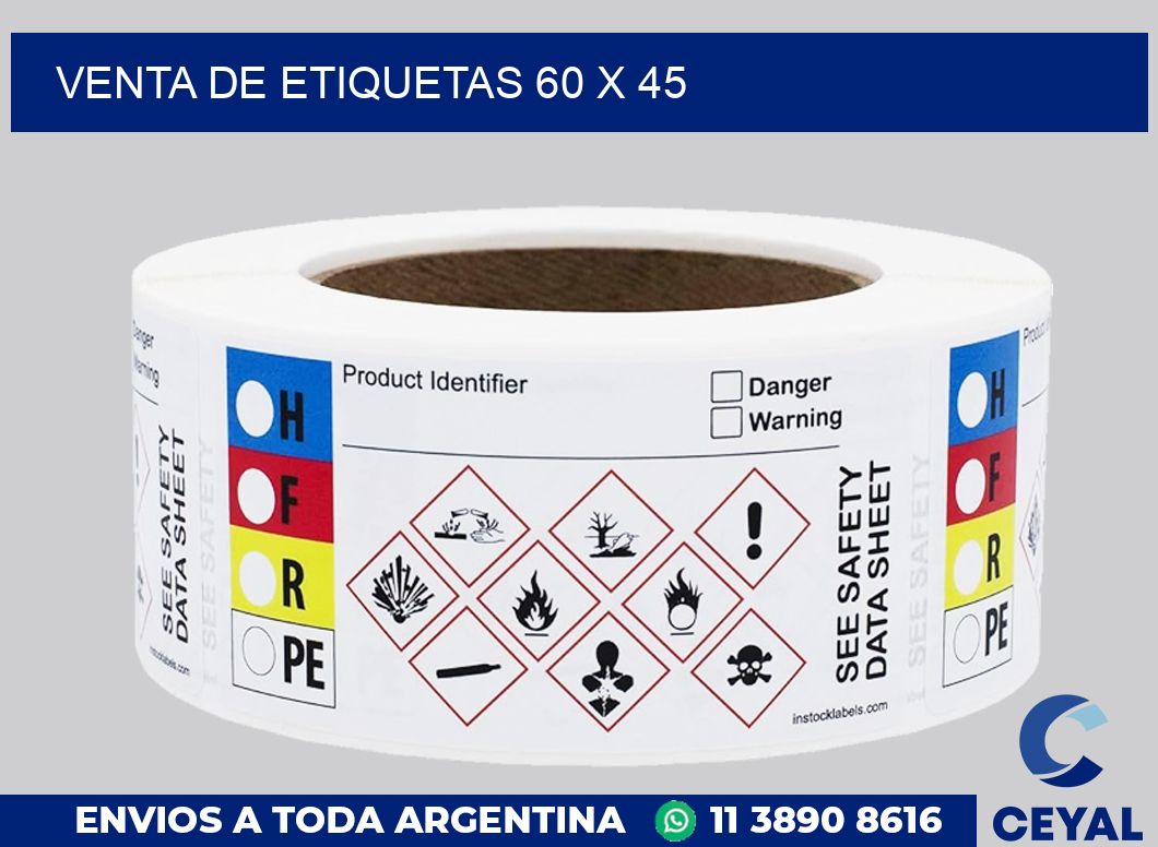 venta de etiquetas 60 x 45