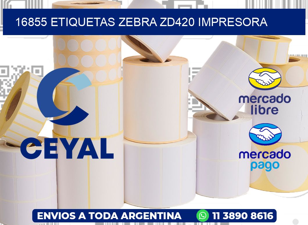 16855 etiquetas Zebra zd420 impresora